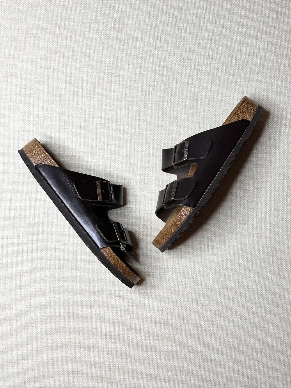 Birkenstock Arizona Soft Footbed Smooth Leather Sandals Amalfi Testa Di Moro